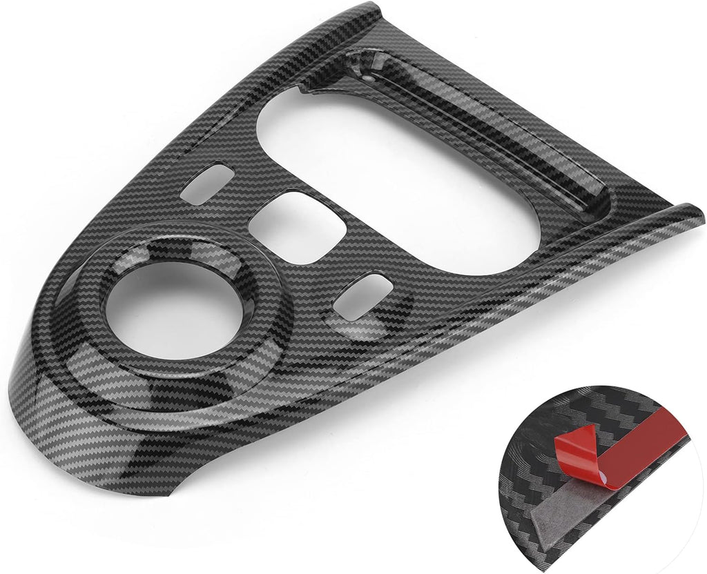 Carbon Fiber Style Gear Shift Panel Cover Sticker V757582