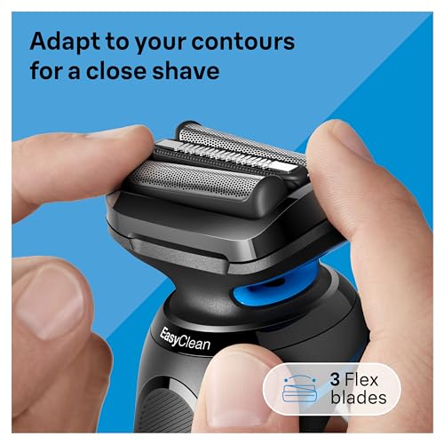 Blue Electric Foil Shaver with Precision Trimmer H62317