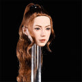 1/6 Scale Female Figure Head Sculpt for 12 Inch Action Figure M638