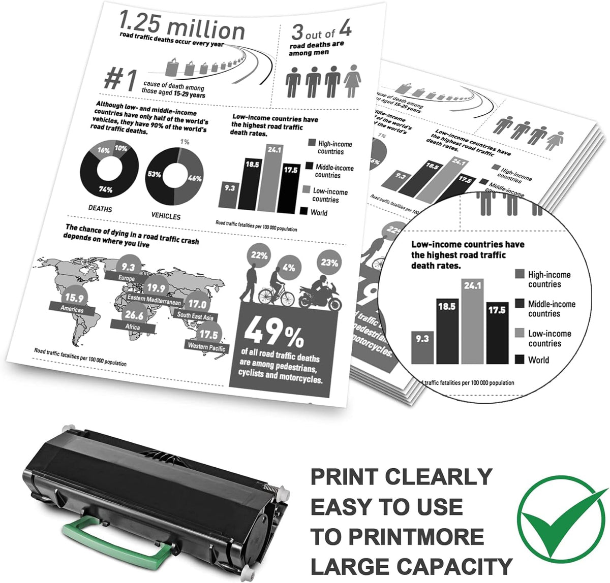 Black MICR Toner Cartridge B5279