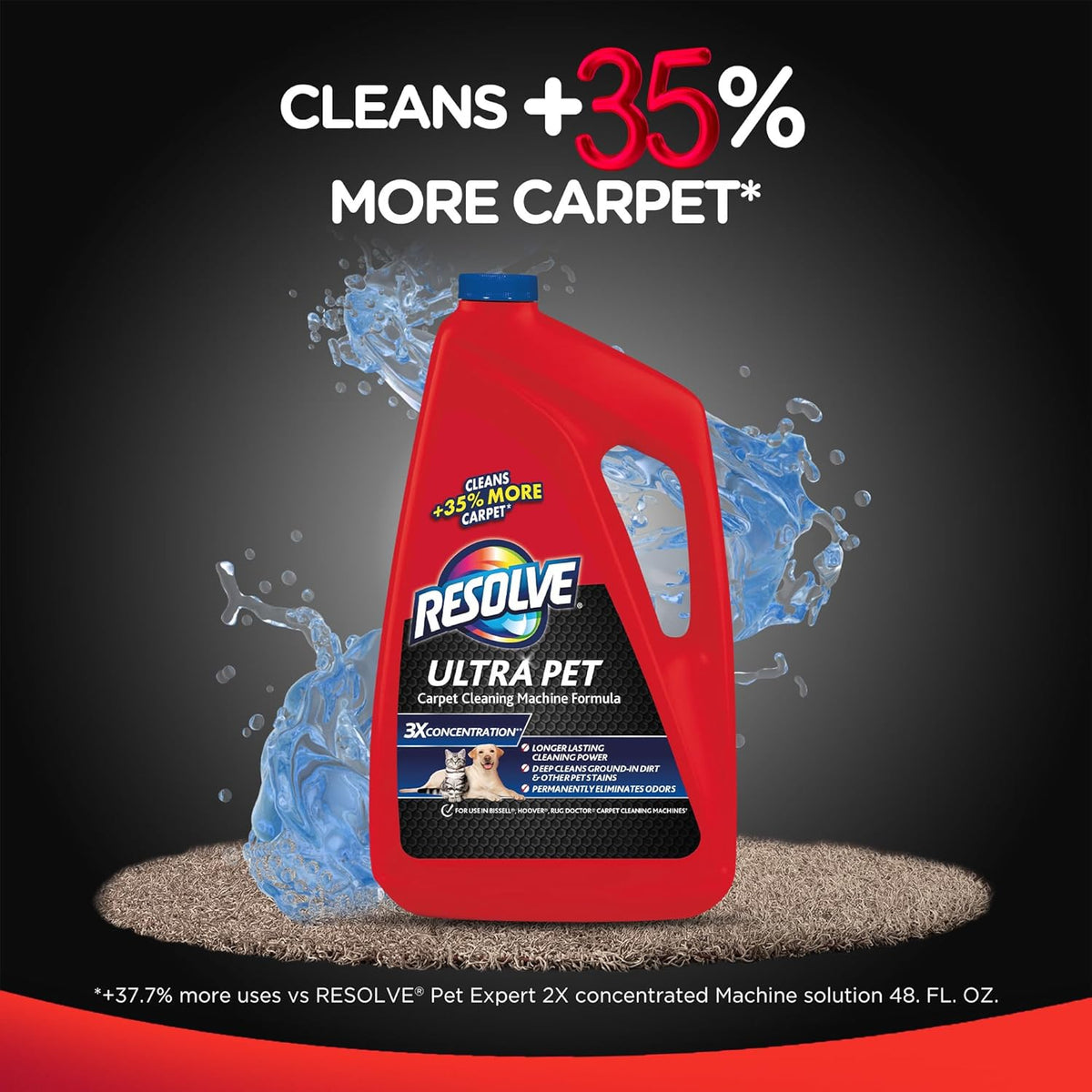 48 oz 3X Concentrate Carpet Cleaner Solution W7909