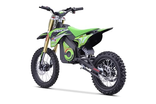1600W Electric Dirt Bike 48V Lithium Battery Green I597188