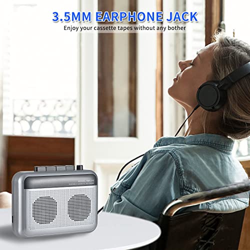 Portable Cassette Player Recorder with Bluetooth Transmitter H846