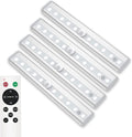 Rechargeable Dimmable LED Under Cabinet Lights 6 Pack 3 Colors M198525