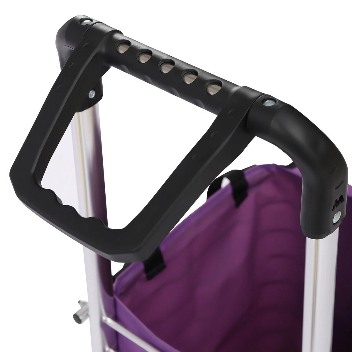 35L Folding Shopping Cart Grocery Trolley Handcart with Bag C47409
