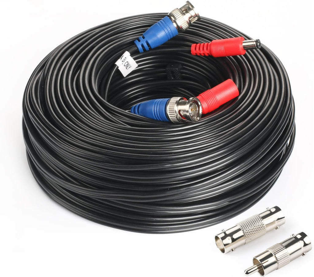 200Feet BNC Video Power Cable with Connectors F440316