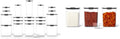 Set of 23 BPA Free Airtight Food Storage Containers with Lids F995287