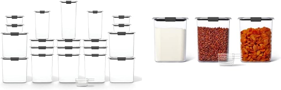 Set of 23 BPA Free Airtight Food Storage Containers with Lids F995287