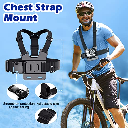 Action Camera Accessories Kit Black Silver M8628