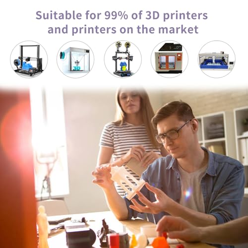 Glow in The Dark PLA Filament 1.75 mm 250g 4 Pack C282