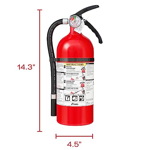 2-A:10-B:C 7.13 Lbs. Fire Extinguisher with Hose and Wall Mount H2405