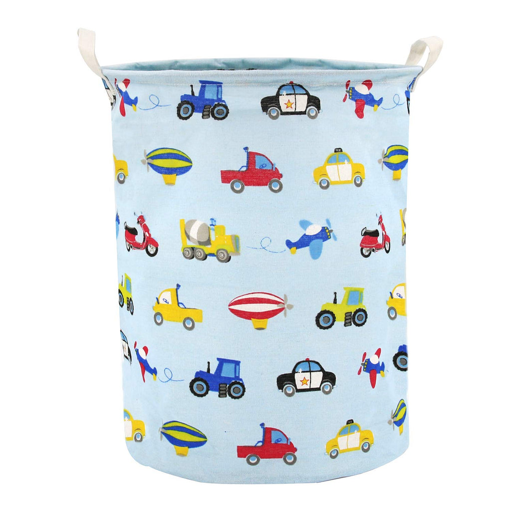 Large Canvas Fabric Waterproof Laundry Basket with Handles A773