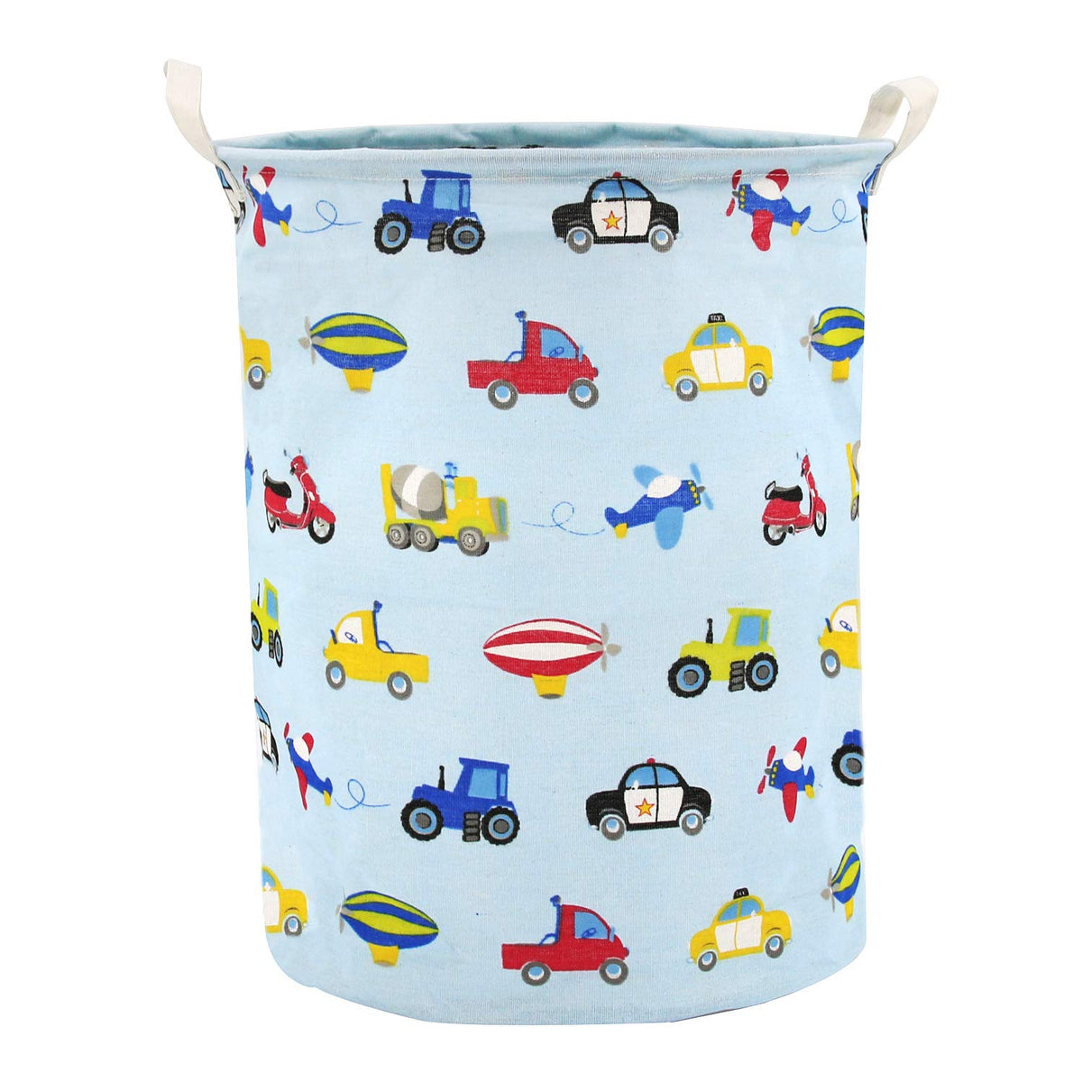Large Canvas Fabric Waterproof Laundry Basket with Handles A773