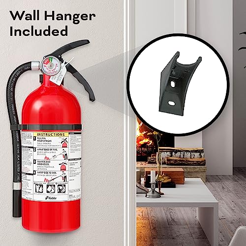 2-A:10-B:C 7.13 Lbs. Fire Extinguisher with Hose and Wall Mount H2405