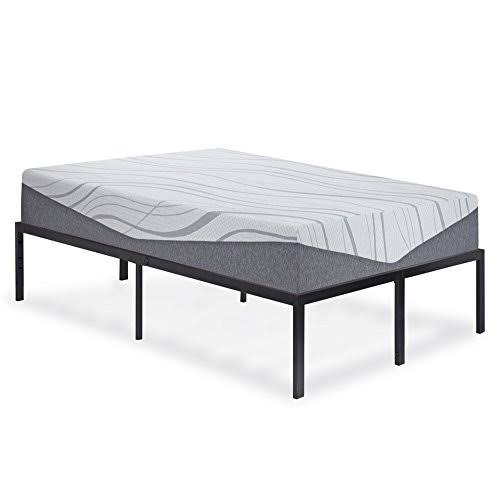 18 inch Tall Heavy Duty Steel Slat Non-Slip Bed Frame Cal King S2823
