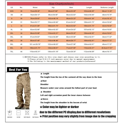 Mens Black Cargo Pants Lightweight Sweatpants W73114
