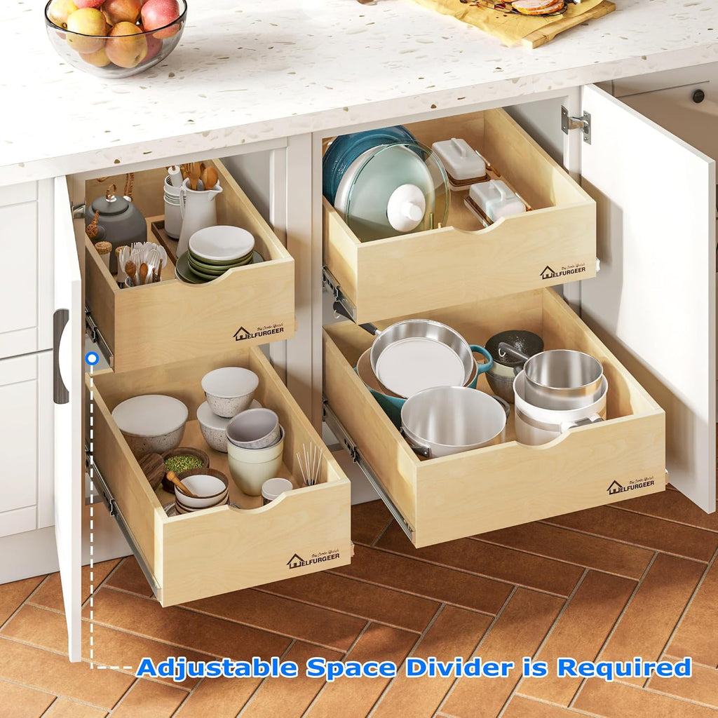 Pull Out Cabinet Organizer (32''W x 21''D) S863