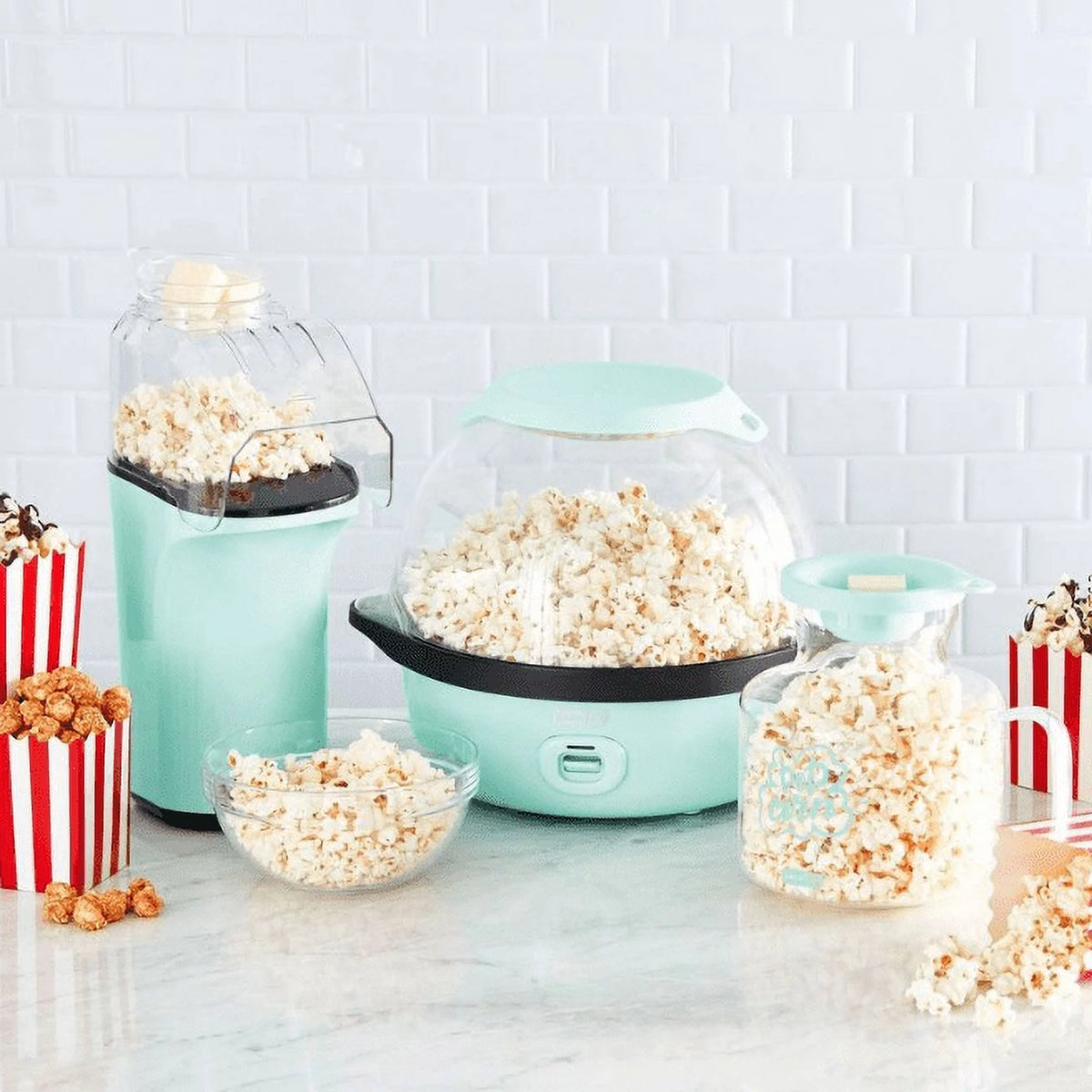 Aqua Microwave Popcorn Popper H611372