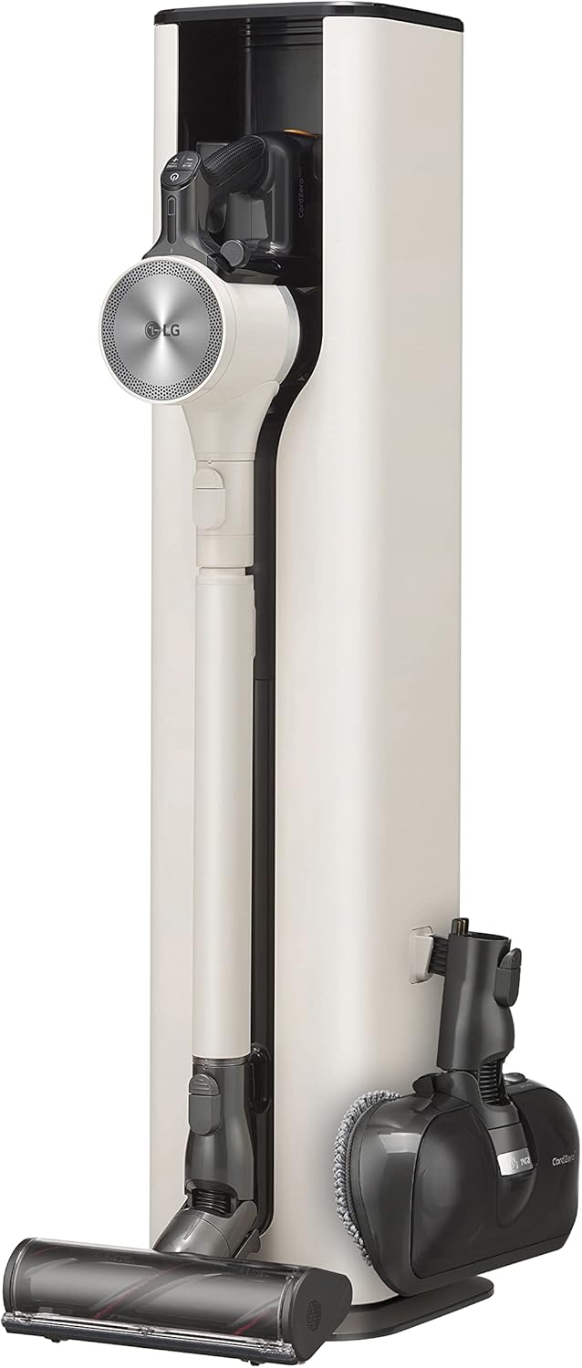 Cordless Stick Vacuum Cleaner with Wet Mop and Extra Removable Battery P378539