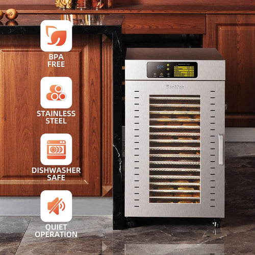 18 Trays Stainless Steel Commercial Food Dehydrator G277728