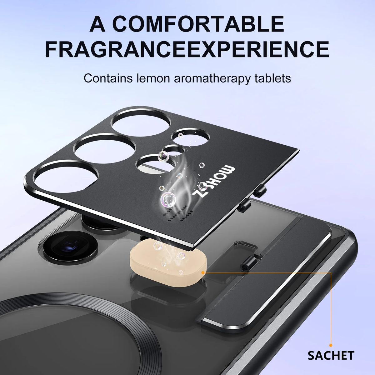 Rugged Aluminum Alloy Metal Case with Acrylic Clear Back Camera Lens Protective Cover Magnetic MagSafe Shockproof Case W965542