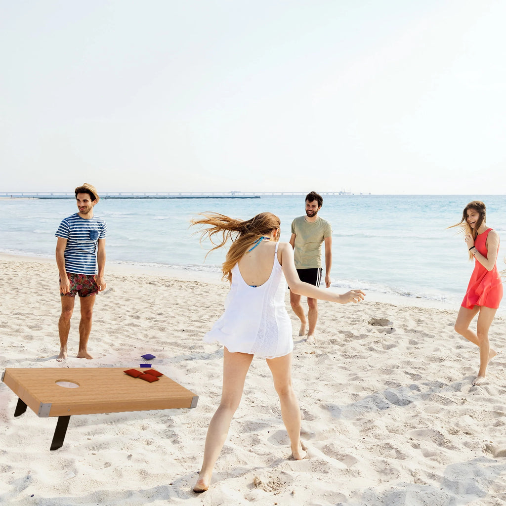 Regulation Sized Outdoor Cornhole Boards and Bags G1730