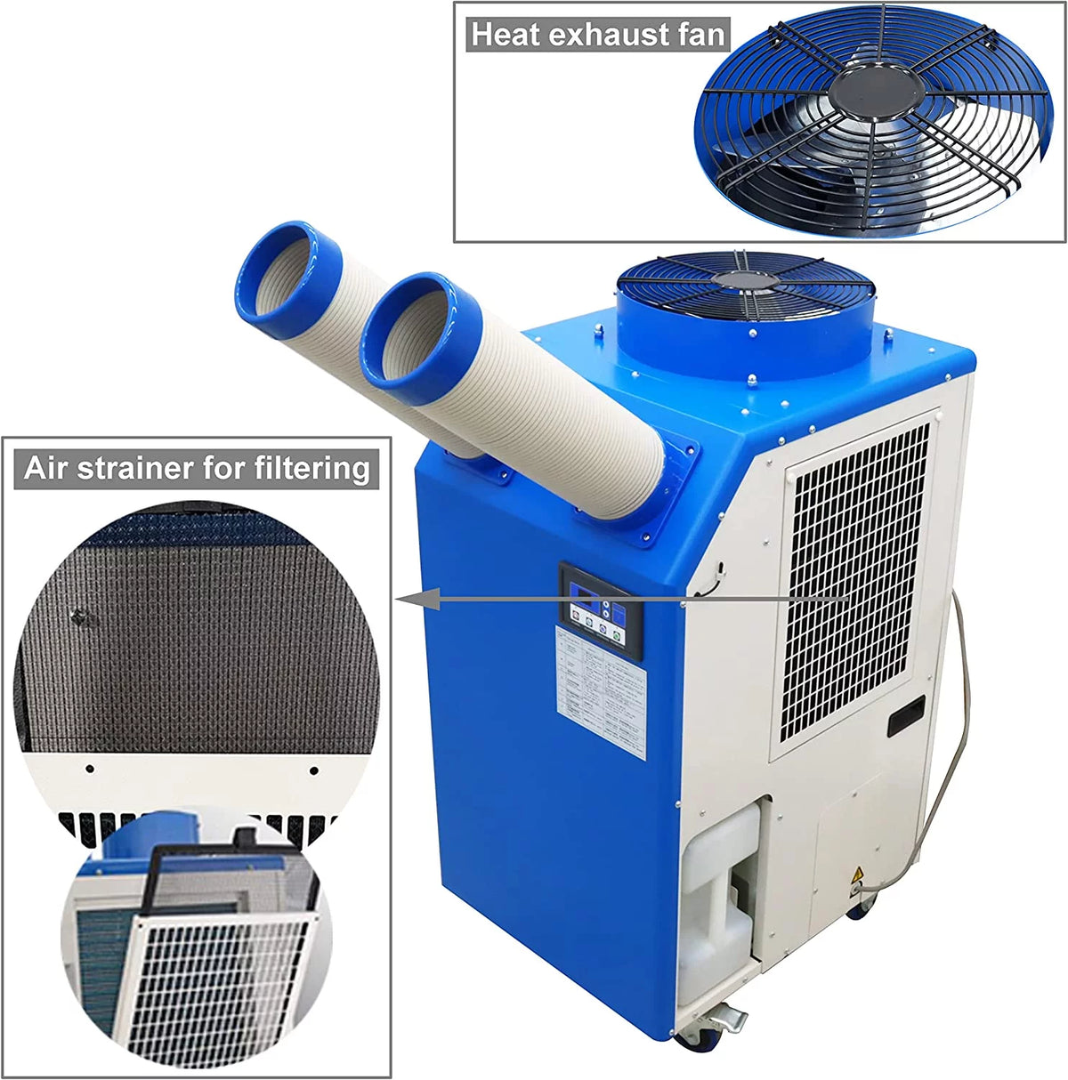 Portable 18,700 BTU/H Industrial Air Conditioner X574836
