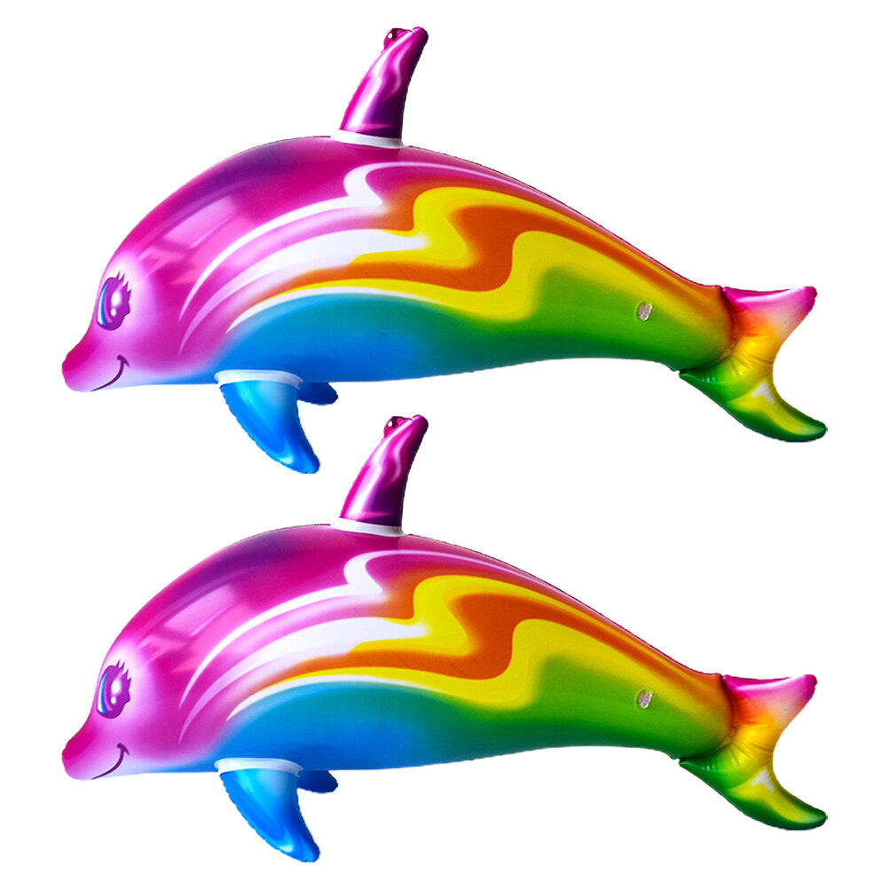 2pcs Big Inflatable Dolphin Toys U53059