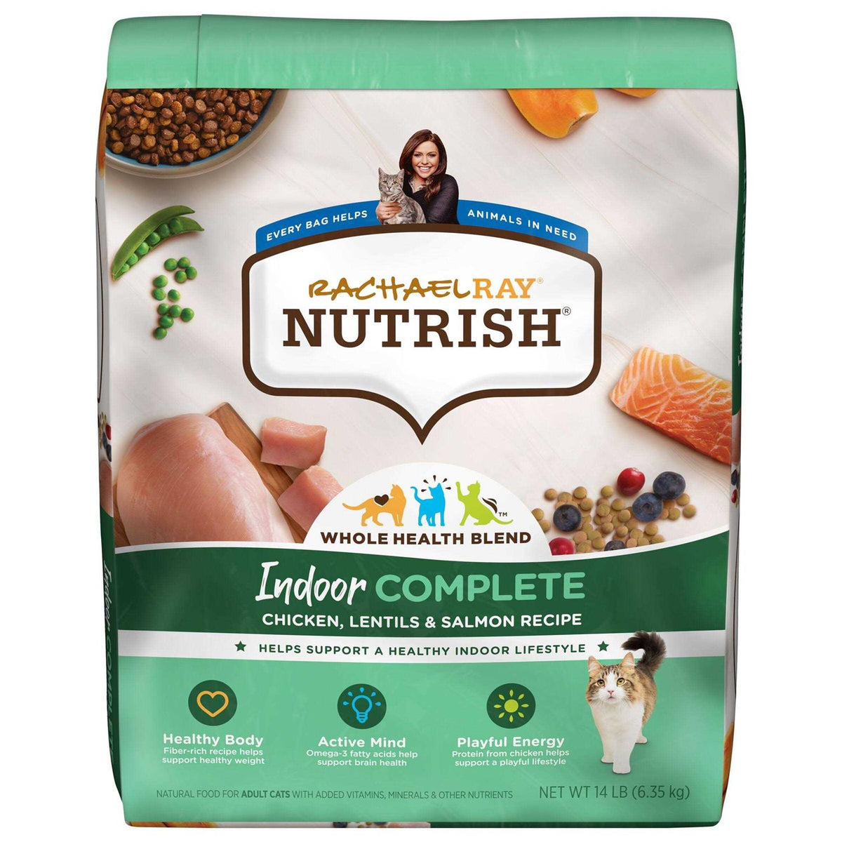 Chicken with Lentils & Salmon Dry Cat Food J3545