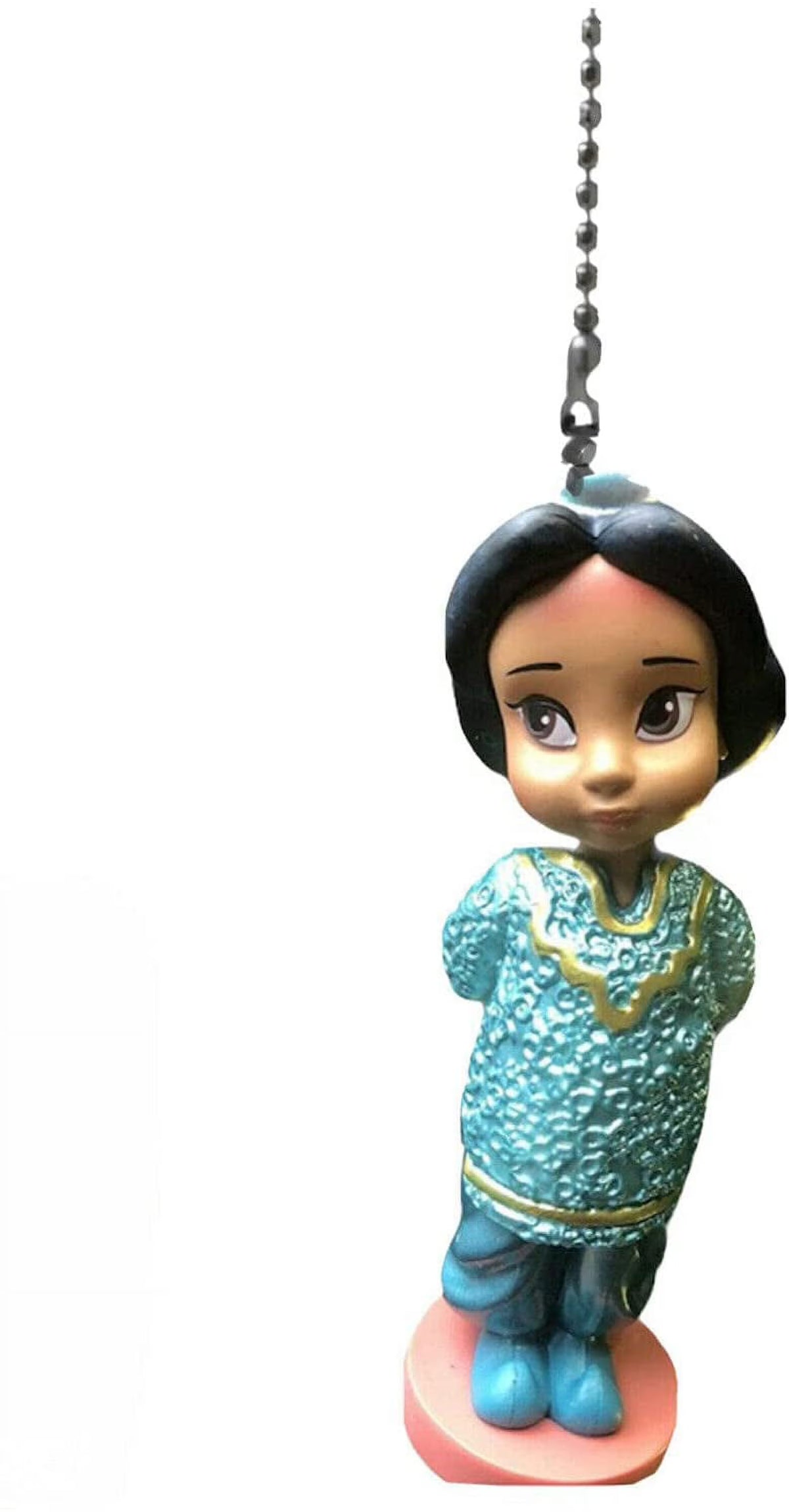 Princess Jasmine 3" Toddler Baby Animator PVC Fan Lamp Light Pull Figure P958474