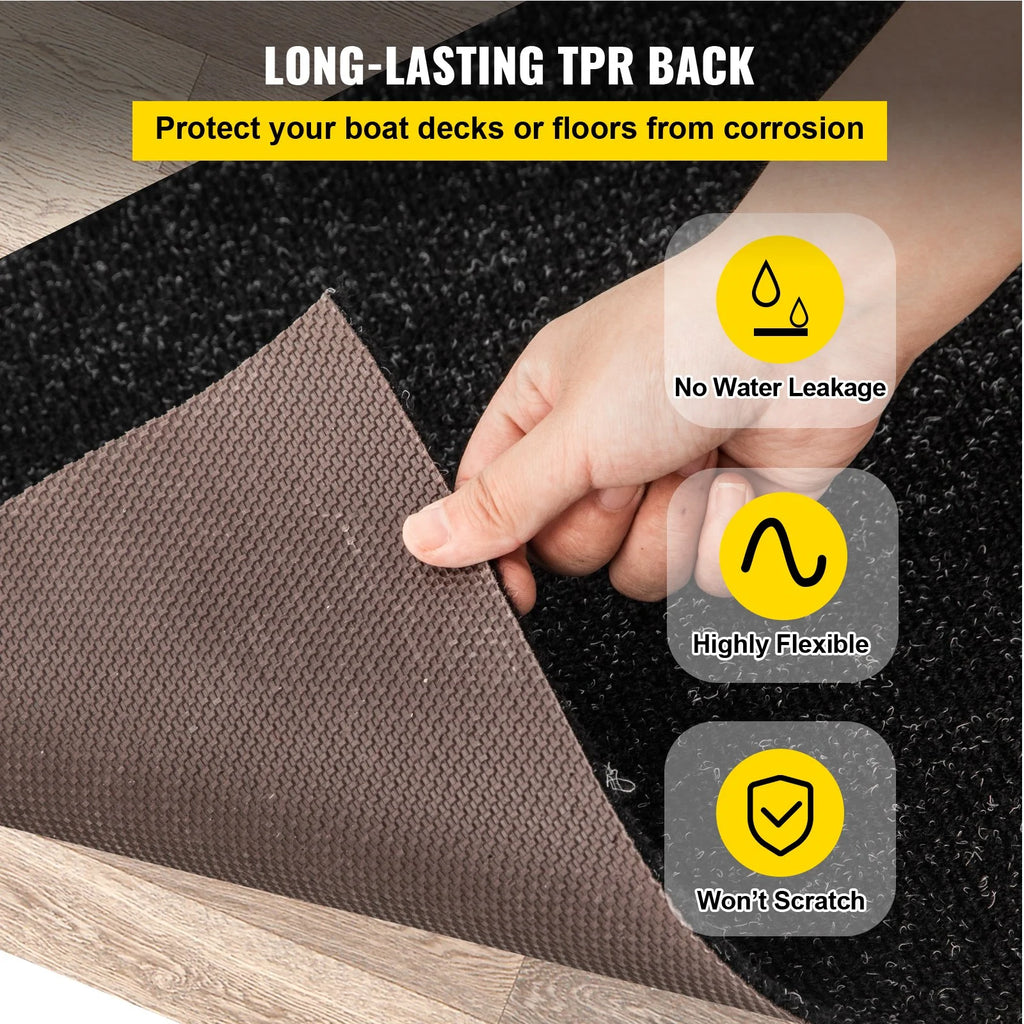 6 ft x 13.1 ft Marine Grade Waterproof Cuttable Carpet X6626