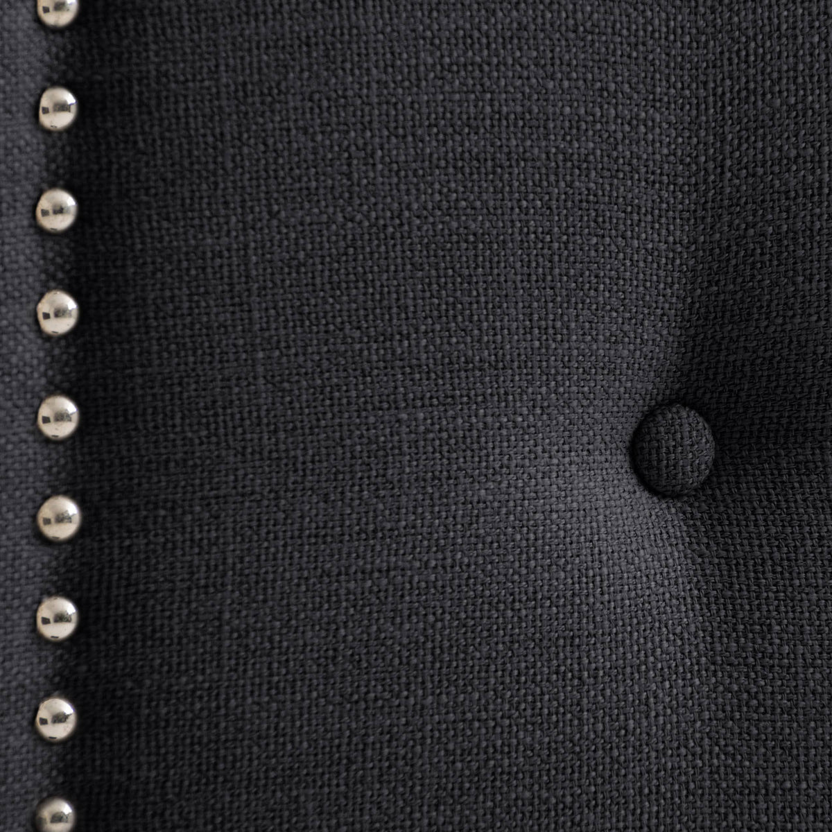 Navy Blue Button Tufted Headboard J867