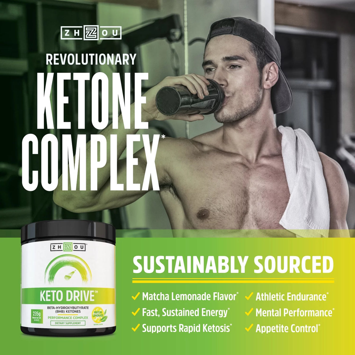 Exogenous Ketone Performance Complex BHB Salts 8.29 oz U222