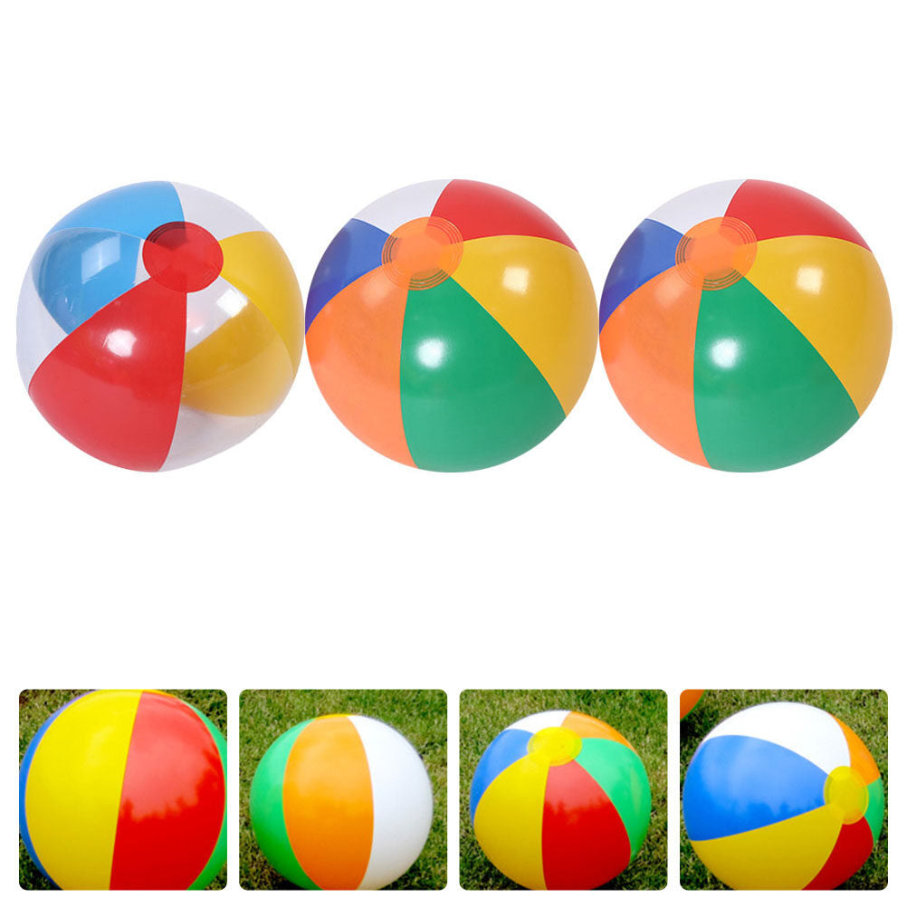 3Pcs Inflatable Beach Ball Pool Toy D200