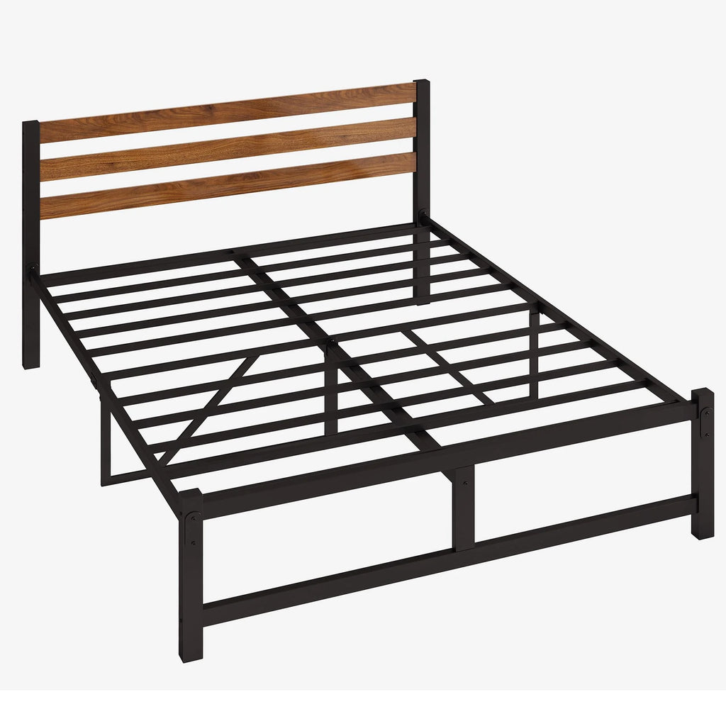 Queen Platform Bed Frame with Headboard X881882