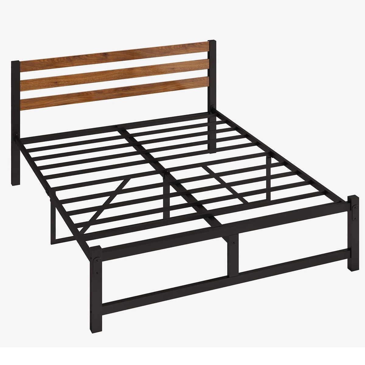 Queen Platform Bed Frame with Headboard X881882