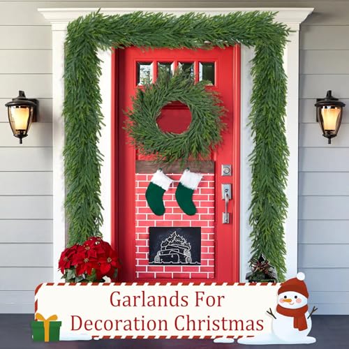 9Ft Artificial Evergreen Cedar Pine Garland R5680