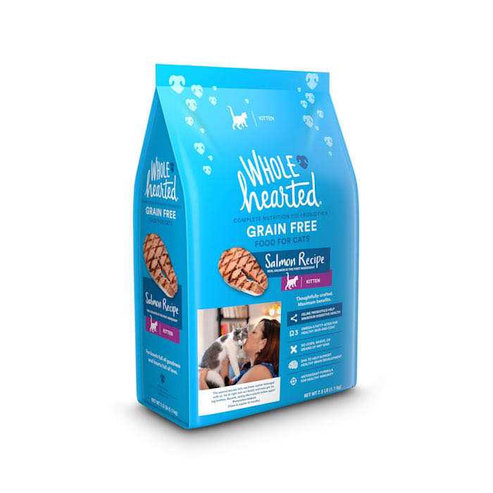 Grain Free Salmon Recipe Dry Kitten Food N545895