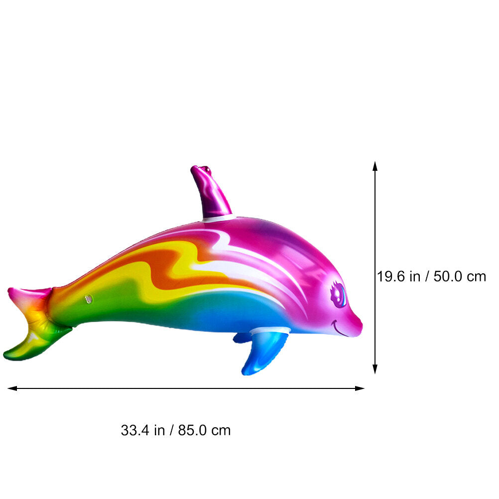 2pcs Big Inflatable Dolphin Toys U53059