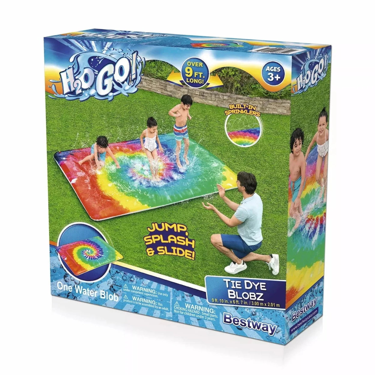 Tie Dye Water-Filled Splash Pad Y918