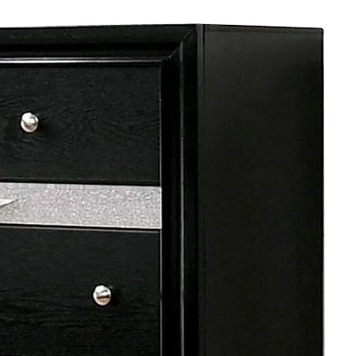 Black Dresser with 2 Jewelry Drawer Y8830