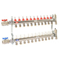 11-Port Radiant Manifold, Stainless Steel T805