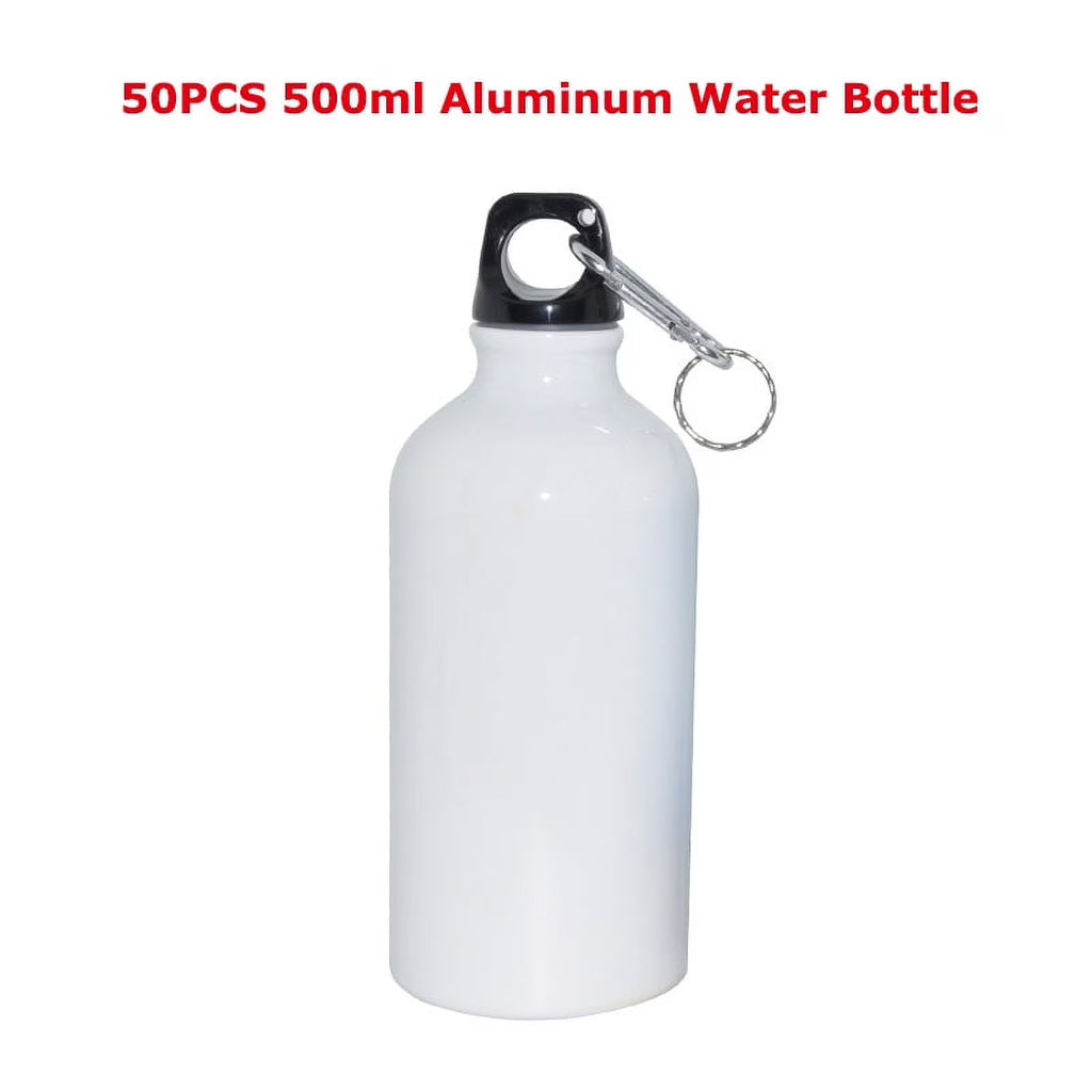 50PCS Blank Coated 500ml Aluminium Water Bottle W876