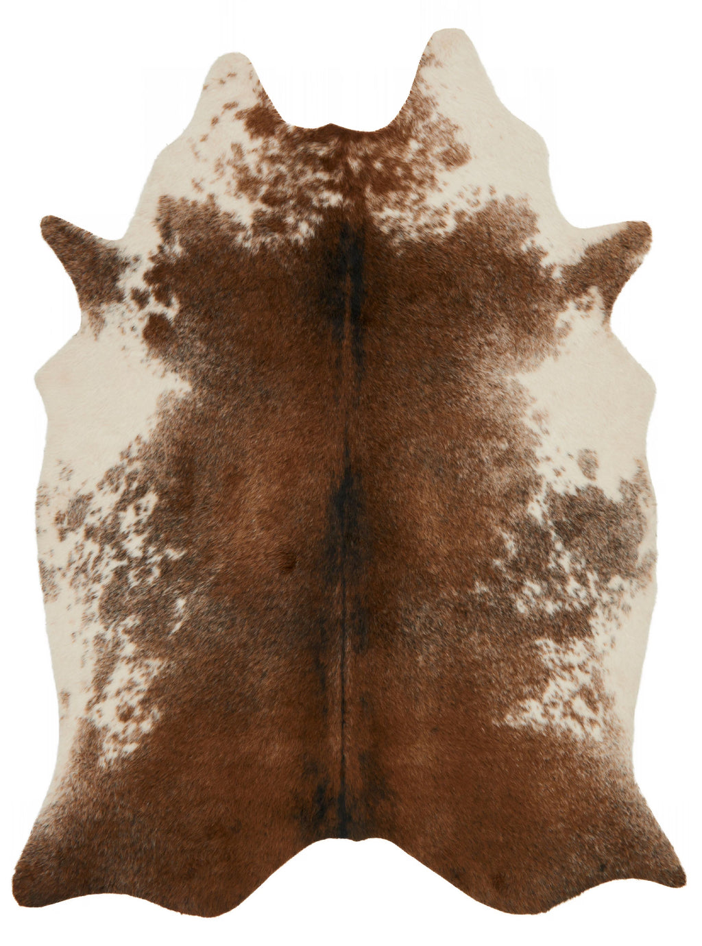 Ivory Faux Cowhide Area Rug Q6994