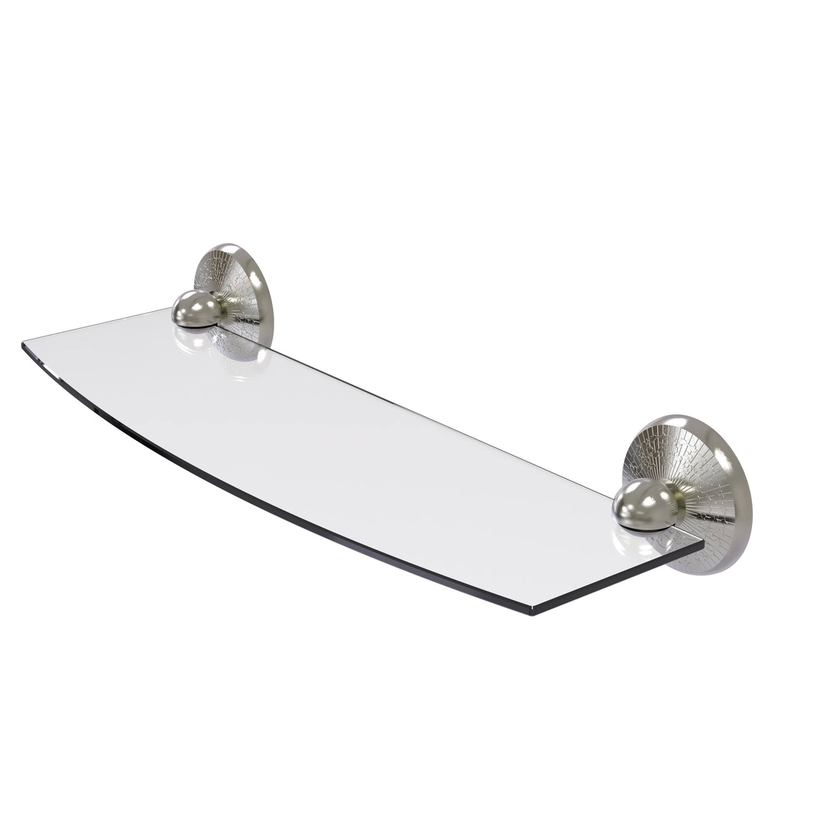 Satin Nickel Glass Shelf A9843