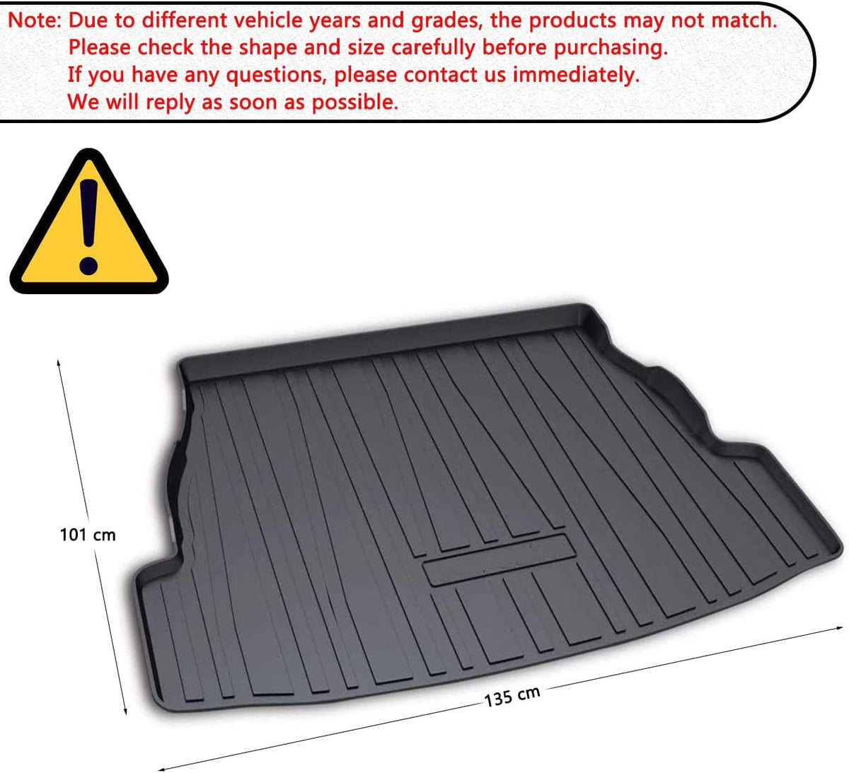 TPO Waterproof Cargo Trunk Tray T18085