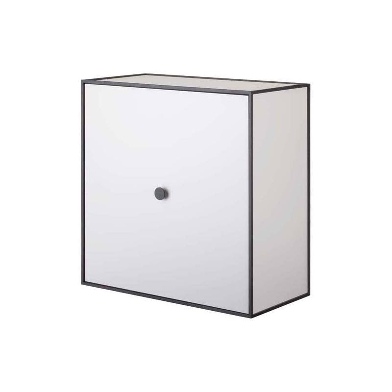 Black Stained Ash Frame Box with Door Q3270