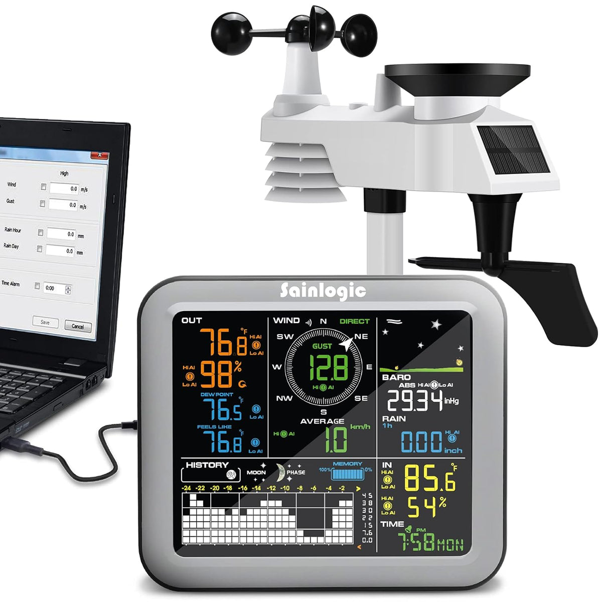 Wireless Weather Station with Outdoor Sensor Q239