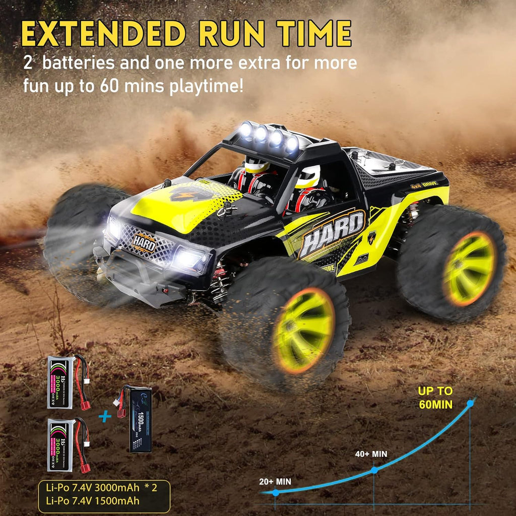 1:14 Scale RC Monster Truck with 3 Batteries T99722