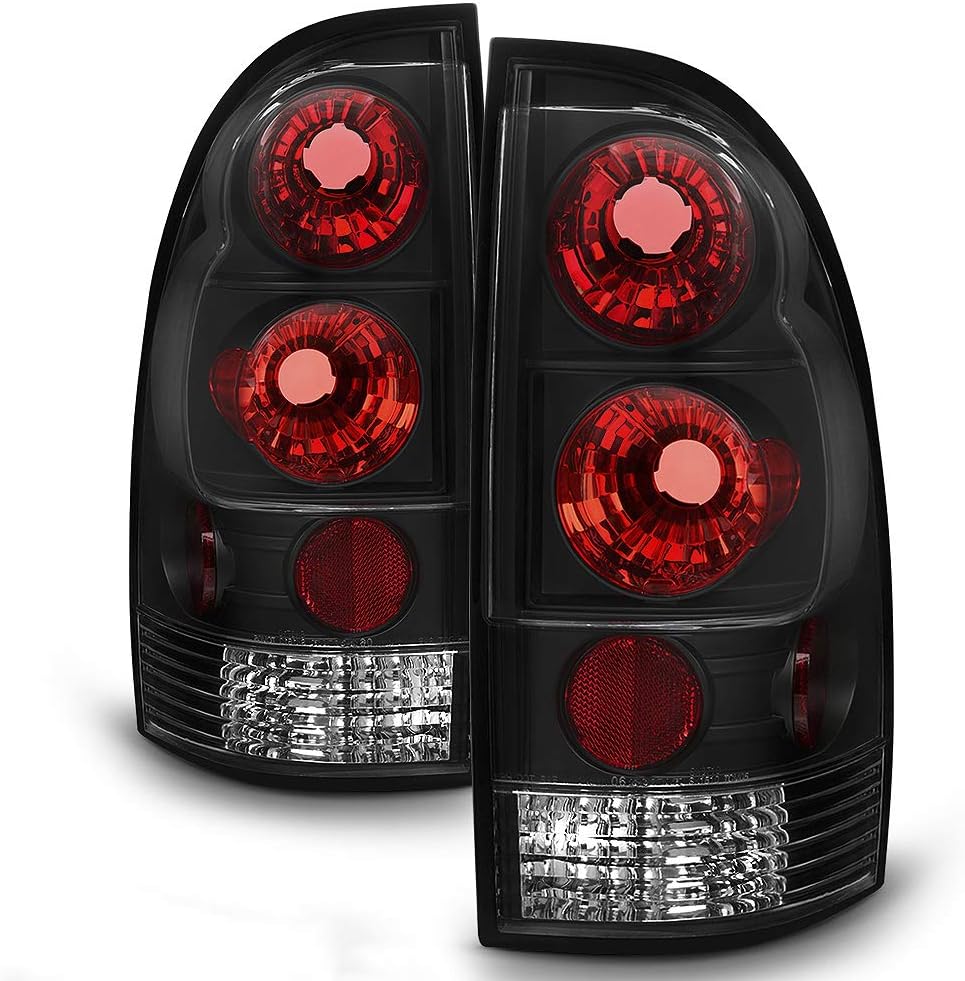 Black Tail Lights for Toyota Tacoma Pickup K3916
